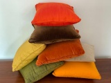 Group of Vintage Throw Pillows