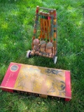 Vintage Croquet and Badminton Set