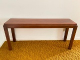 Vintage MCM Wooden Console Table