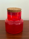 MCM Glass Apothecary Jar with Cork Lid