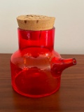 Vintage Glass Jar with Cork Lid