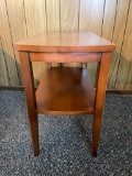 Vintage Wooden End Table