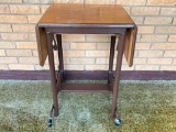 Vintage Plywood Typewriter Table