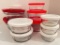 Mixed Lot of Pyrex and Anchor Leftover Containers