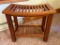 Small Teak Wood Bench