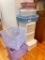 Group of Plastic Storage Containers
