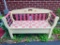 Painted Wooden Bench