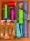 Group of Carabiners and Small Flashlights