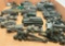 Group of Plastic Military Vehicles