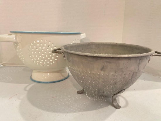 Pair of Vintage Colanders