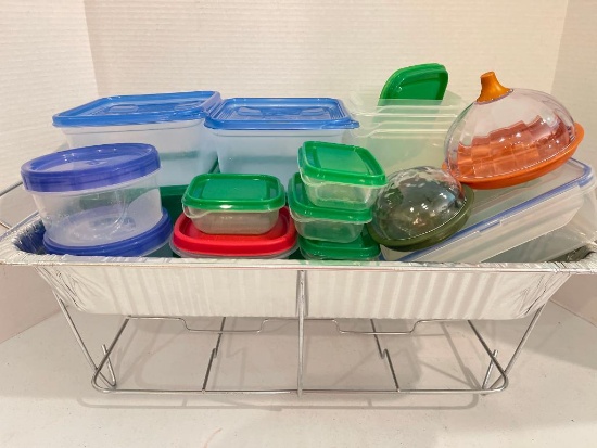 Mixed Lot of Plastic Leftover Containers
