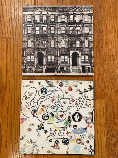 Pair of Led Zeppelin Vinyl Records