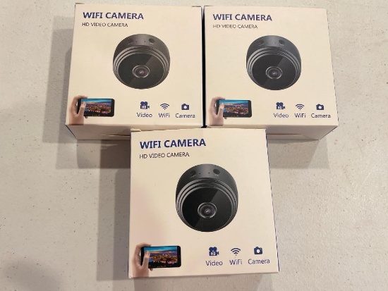 Group of 3 Wifi Cameras - New in Box
