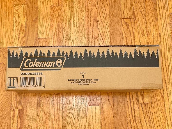 Coleman Sundome 4 Person Tent - New in Box
