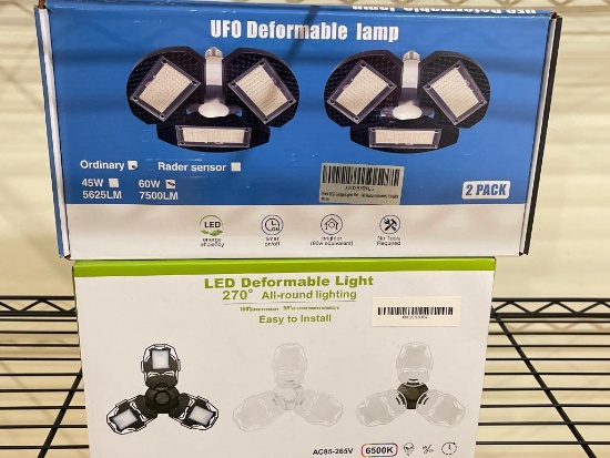 Mixed Pair of Light Fixtures - New in Box