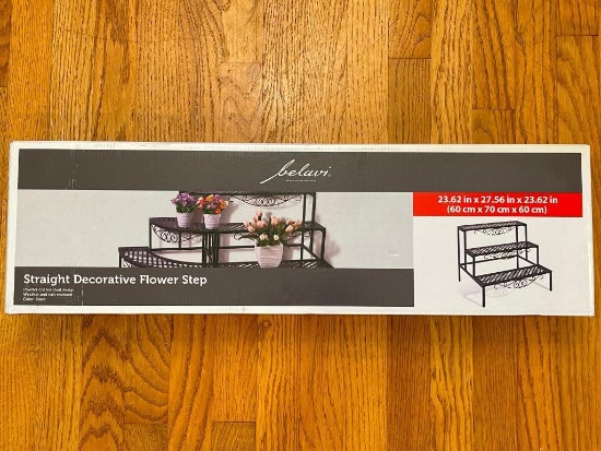 Belavi Straight Decorative Flower Steps - New in Box