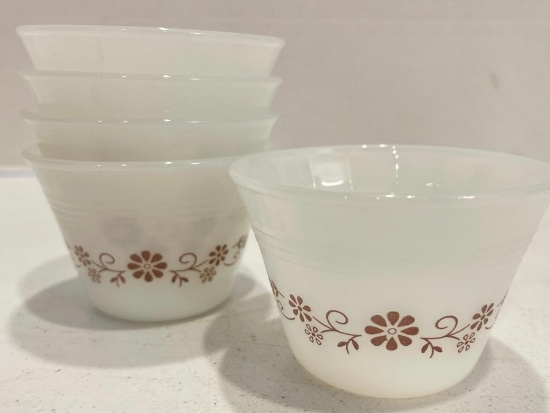 Set of Vintage Custard Cups