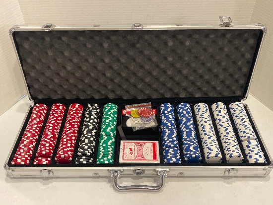 Set of Poker Chips