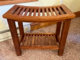 Small Teak Wood Bench
