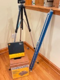 Slide Projector with Accessories and Camera Stand