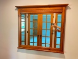 Large Wall Hanging Framed Mirror