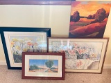 Group of Wall Art Pieces