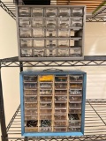 Pair of Plastic Garage Storage Organizers