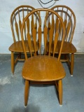 Group of 3 Wooden Chairs
