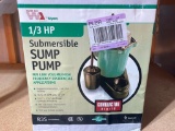 Submersible Sump Pump - 1/3 HP