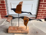 Wooden Canadian Goose Decor Piece