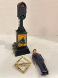 Group of Vintage Model Train Pieces