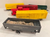 Group of Train Cars, S-Gauge