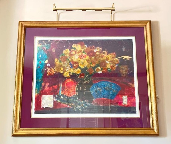 Framed Original Art Work with Light - Signed and Numbered