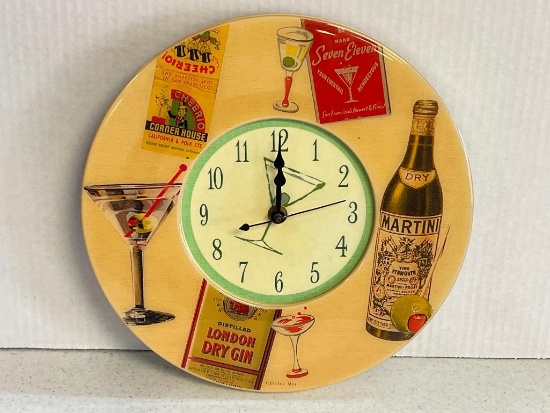 Handmade Dolce Mia Martini Advertising Clock