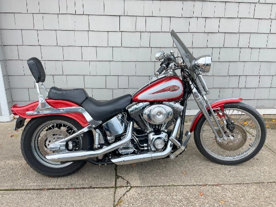 2000 Harley-Davidson FXSTS Motorcycle, VIN # 1HD1BLY18YY068863