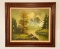Vintage Framed Oil on Canvas Painting
