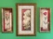 Set of Framed Floral Prints