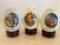 Group of 3 Hummel Eggs by Danbury Mint