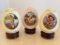 Group of 3 Hummel Eggs by Danbury Mint