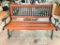 Cast Iron Base Bench