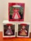 Group of Hallmark Barbie Christmas Ornaments