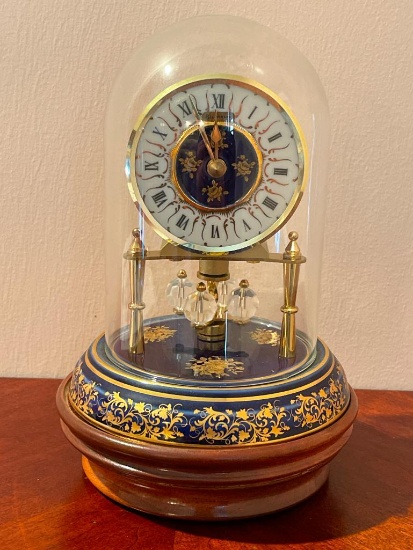 Vintage Benchmark Anniversary Domed Clock