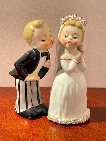 Vintage Napco Bride and Groom