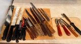 Mixed Lot of Kitchen Knives