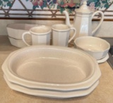 Group of Pfaltzgraff Serving Dishes