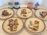 Collection of Goebel Hummel Plates and Bells