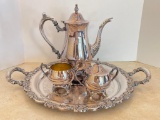 Onida Silverplated Tea Set