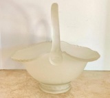 Fostoria Satin Glass Basket