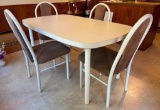 Formica Top Table with 4 Chairs