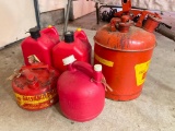 Group of Gas Cans